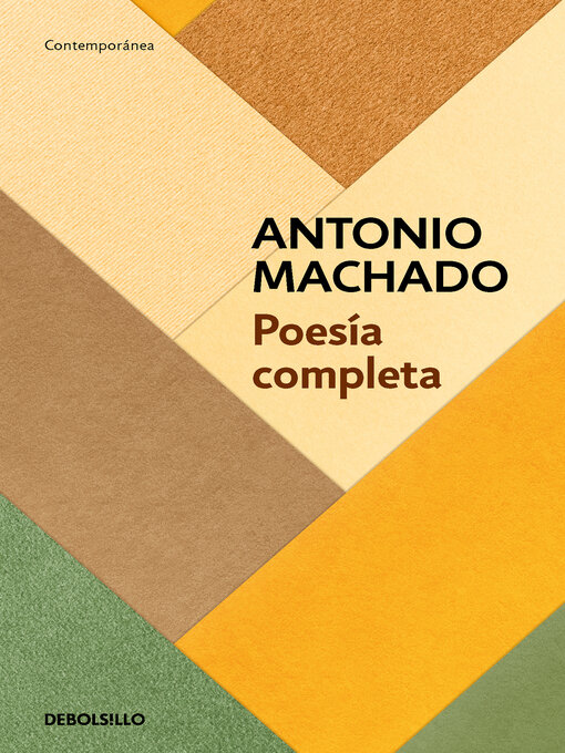 Title details for Poesía completa by Antonio Machado - Wait list